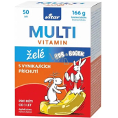 Vitar Kids Multivitamin želé doplněk stravy pro děti 50 kusů