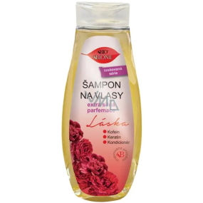 Bione Cosmetics Láska šampon na vlasy s extra silnou parfemací 300 ml