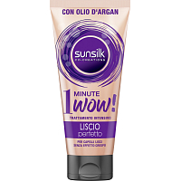 Sunsilk maska pro hladké vlasy Liscio Perfetto 1 Minute Wow, 180 ml