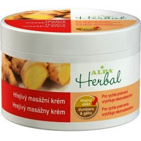 Alpa Herbal hřejivý masážní krém 250 ml