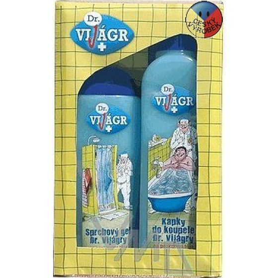 Bohemia Gifts Dr. ViJágry sprchový gel 300 ml + pěna do koupele 500 ml, kosmetická sada