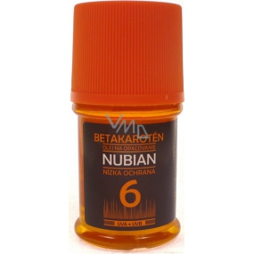 Nubian OF6 Betakaroten olej na opalování nízká ochrana 60 ml