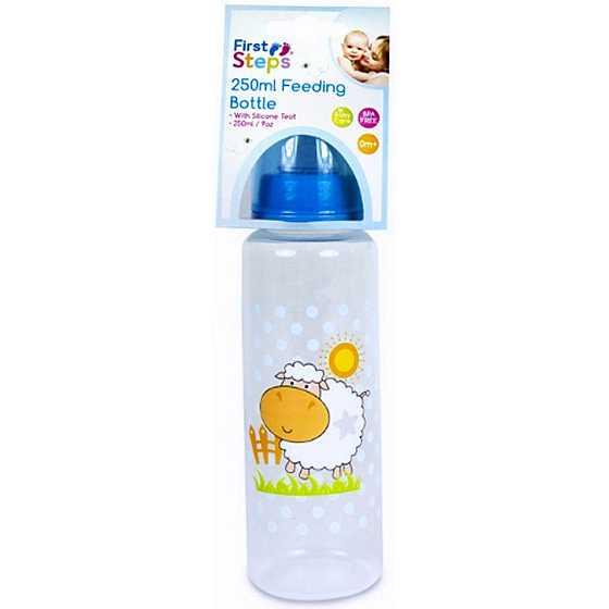 First Steps Farma 0+ kojenecká láhev Ovečka 250 ml