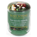 Heart & Home Vůně vánočního stromečku Sojová vonná svíčka střední hoří až 30 hodin 110 g