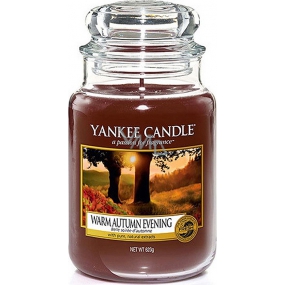 Yankee Candle Warm Autumn Evening - Teplý podzimní večer vonná svíčka Classic velká sklo 623 g