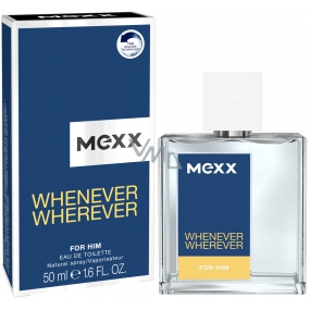 Mexx Whenever Wherever for Him toaletní voda pro muže 50 ml