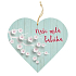 Bohemia Gifts Dřevěné vonítko do prádla srdce Pro babičku 7,5 cm