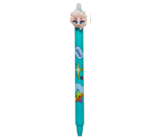 Colorino Gumovatelné pero Disney Emoji tmavě zelené, modrá náplň 0,5 mm