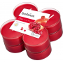 Bolsius True Scents Pomegranate - Granátové jablko maxi vonné čajové svíčky 8 kusů, doba hoření 8 hodin