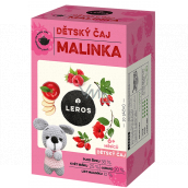 Leros Dětský čaj Malinka ovocný čaj pro děti 20 x 2 g