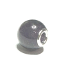 Ametyst modrý přívěsek kulatý přírodní kámen 14 mm, otvor 4,2 mm 1 kus, kámen králů a biskupů