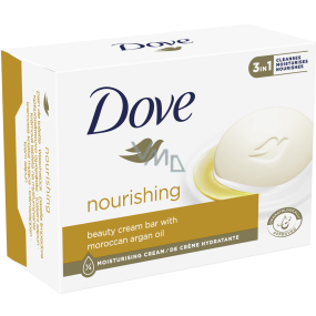 Dove Nourishing Moroccan Argan Oil krémové toaletní mýdlo s arganovým olejem 90 g