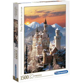Clementoni Puzzle Neuschwanstein 1500 dílků, doporučený věk 10+