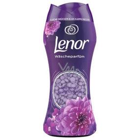 Lenor Amethyst & Floral Bouquet vůně bergamotu, frézie a jasmínu vonné perličky do bubnu pračky 140 g