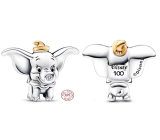 Charm Sterlingové stříbro 925 Disney 100. výročí Dumbo slon, korálek na náramek pohádka