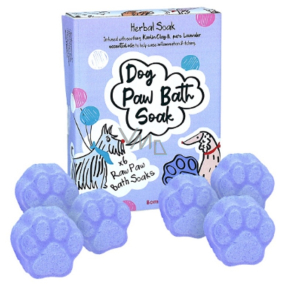 Bomb Cosmetics Herbal Soak Raw Paw tablety na tlapky proti zánětu a svědění pro psy 6 kusů