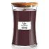WoodWick Phantom Cherry - Přízračná třešeň vonná svíčka s dřevěným knotem a víčkem sklo velká 609 g