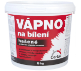 Čerťák Vápno na bílení hašené 6 kg