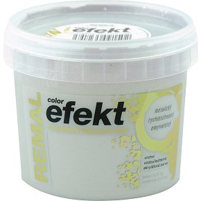 REMAL Color Efekt omyvatelná dekorační barva, 0910 stříbrná perleť, 250 g REMAL Color Efekt omyvatelná dekorační barva, 0910 stříbrná perleť, 250 g