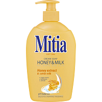 Mitia Honey & Milk tekuté mýdlo, 500 ml