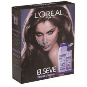 Loreal Paris Elseve Volume Collagen šampon 250 ml + sprej pro objem 200 ml, kosmetická sada
