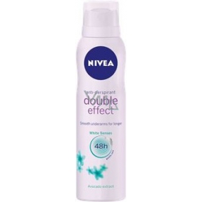 Nivea Double Effect White Senses antiperspirant deodorant sprej pro ženy 150 ml