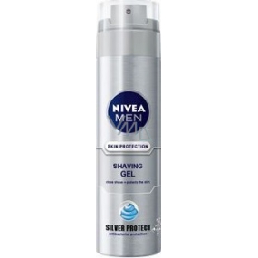 Nivea Men Silver Protect gel na holení 200 ml