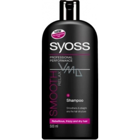 Syoss Smooth Relax Intenzivní a uhlazující šampon proti krepatění vlasů 500 ml
