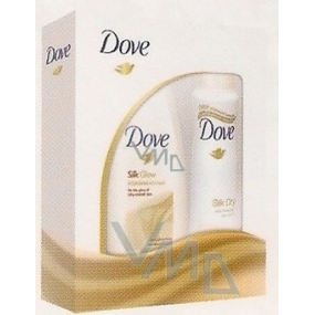 Dove Silk deodorant sprej 150 ml + sprchový gel 250 ml, kosmetická sada