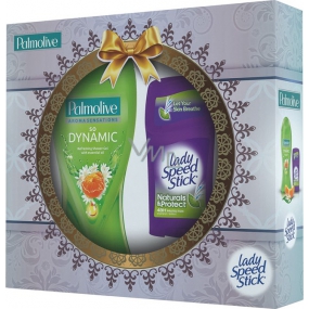 Palmolive Dynamická příroda Aroma Sensations So Dynamic sprchový gel 250 ml + Lady Speed Stick Natural & Protect deodorant stick 45 g, kosmetická sada