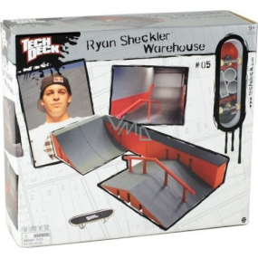EP Line Tech Deck Ryan Sheckler skate park s fingerboardem 1 kus, doporučený věk 9+