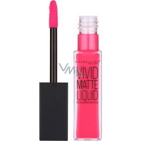 Maybelline Color Sensational Vivid Matte Liquid Lipstick lesk na rty 15 Electric Pink 7,7 ml