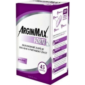 ArginMax Forte pro ženy pro dosažení a udržení erekce a zvýšení sexuální výkonnosti tobolky 45 kusů