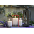 Lima Lavender vonná svíčka bílá hranol 65 x 120 mm 1 kus