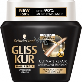 Gliss Kur Ultimate Repair regenerační maska pro silně poškozené a velmi suché vlasy 300 ml