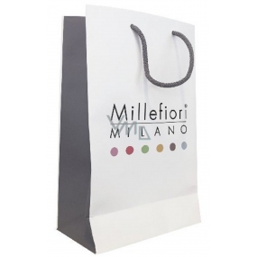 DÁREK Millefiori Milano Taška papírová bílá malá 22 x 12 cm 1 kus