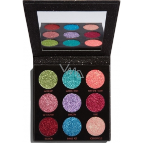 Makeup Revolution Pressed Glitter Abracadabra paletka třpytek 10,8 g