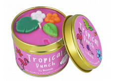 Bomb Cosmetics Tropický punč - Tropical Punch Vonná přírodní, ručně vyrobena svíčka v plechové dóze hoří až 35 hodin