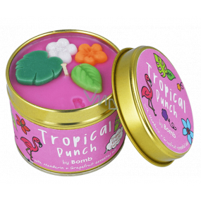 Bomb Cosmetics Tropický punč - Tropical Punch Vonná přírodní, ručně vyrobena svíčka v plechové dóze hoří až 35 hodin