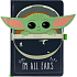 Epee Merch Star Wars - Mandalorian blok A5 14,8 x 21 cm premium tmavě modrý