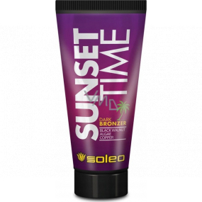 Soleo Sunset Time Dark Bronzer tmavý opalovací bronzer do solária tuba 150 ml