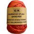 Albi Raffia přírodní papírová stuha Červená 10 m
