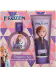 Disney Frozen Anna toaletní voda 50 ml + třpytivé tělové mléko 150 ml, dárková sada pro děti