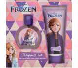 Disney Frozen Anna toaletní voda 50 ml + třpytivé tělové mléko 150 ml, dárková sada pro děti