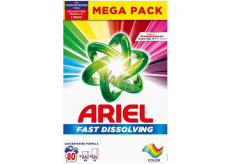Ariel Fast Dissolving Color prací prášek na barevné prádlo 80 dávek 4,4 kg