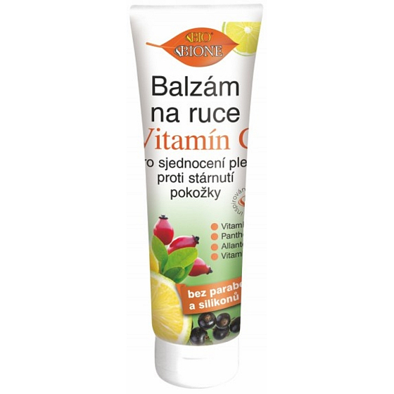 Bione Cosmetics Vitamin C regenerační a zvláčňující balzám na ruce 205 ml
