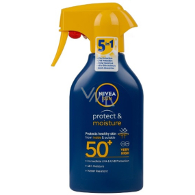 Nivea Sun Protect & Moisture OF 50+ hydratační sprej na opalování 270 ml