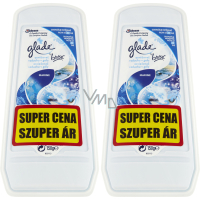 Glade osvěžovač vzduchu Gel Pure Clean Marine duo pack 2× 150 g