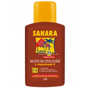 Astrid Sahara SPF25 vitamin E mléko na opalování 200 ml