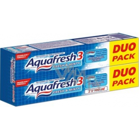Aquafresh Fresh & Minty zubní pasta 2 x 100 ml, duopack